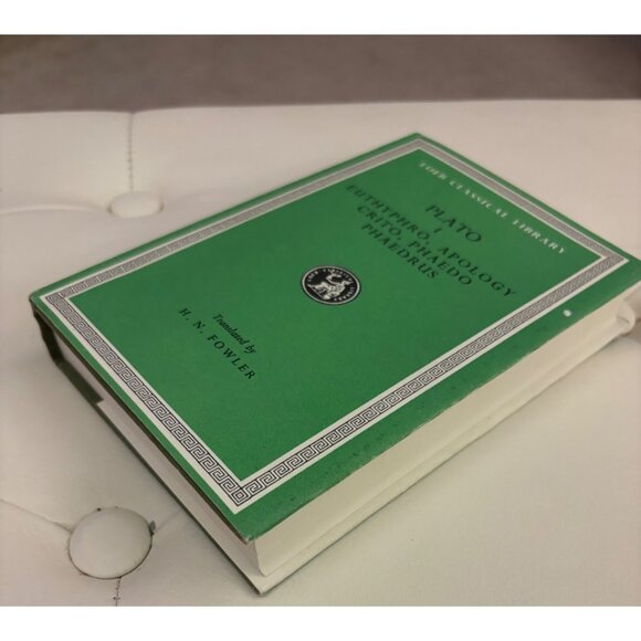 Plato: Euthyphro Apology Crito & Phaedrus  1982 Loeb Classical Library Edition - Picture 3 of 16